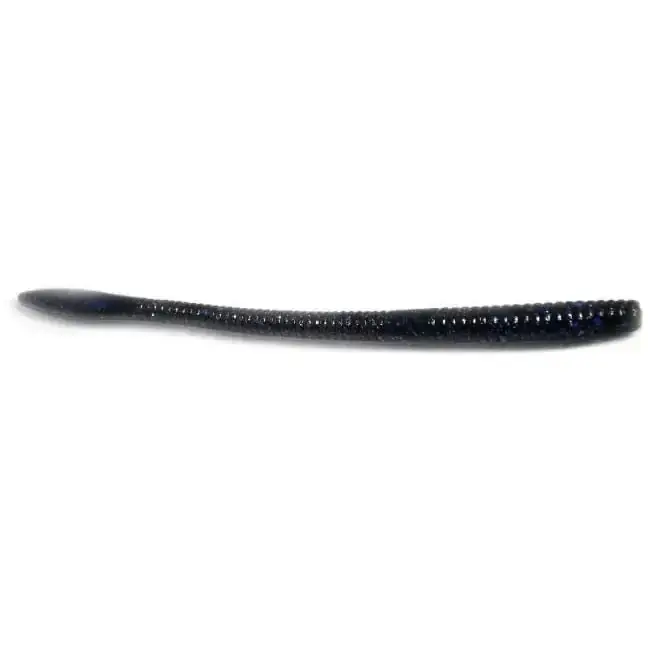 Leurre souple Z-Man Finesse Worm 177 mm Black Blue Flake Must-Have