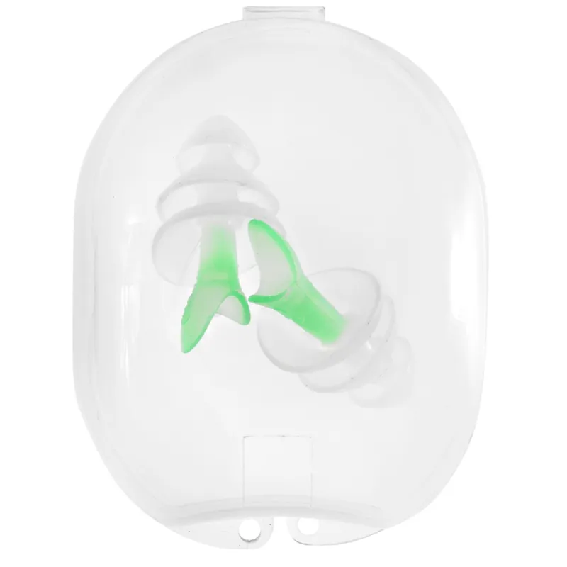 Bouchon d‘oreille Arena Earplug silicone pro – Clear/Lime Populaire
