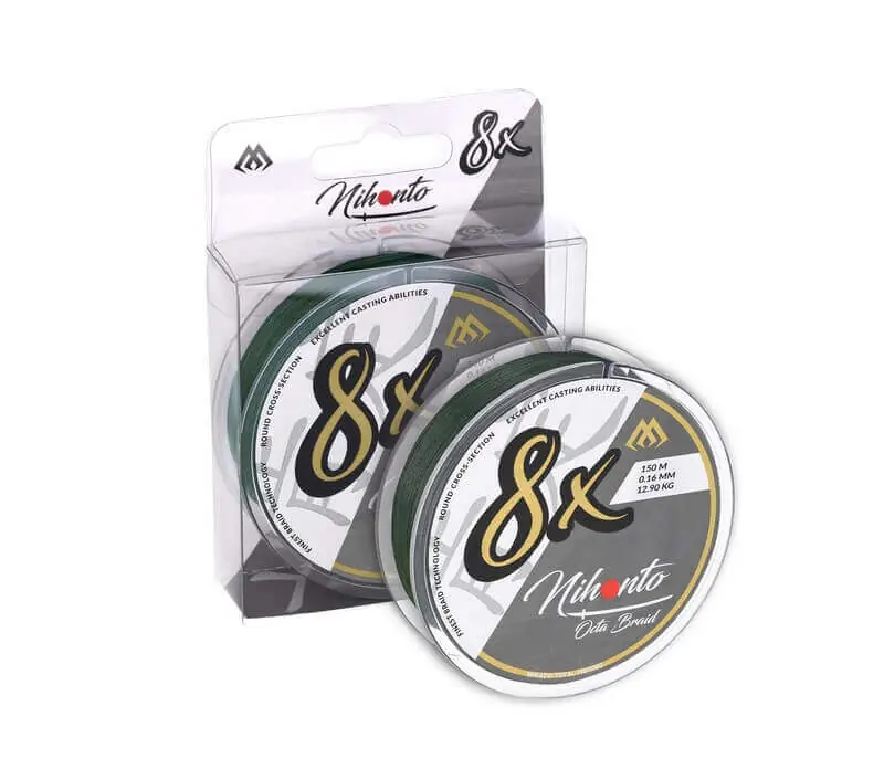 Ligne Tressée Mikado Nihonto 8X Green 150 m Top Vente
