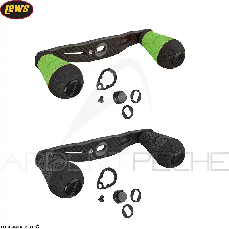 Expédié Aujourd'hui Manivelle LEW´S Carbon handle round