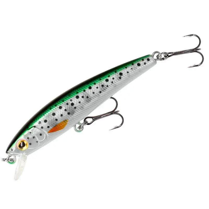 Jerkbait Mikado Fishunter Needle 75 mm Truite arc-en-ciel Remise