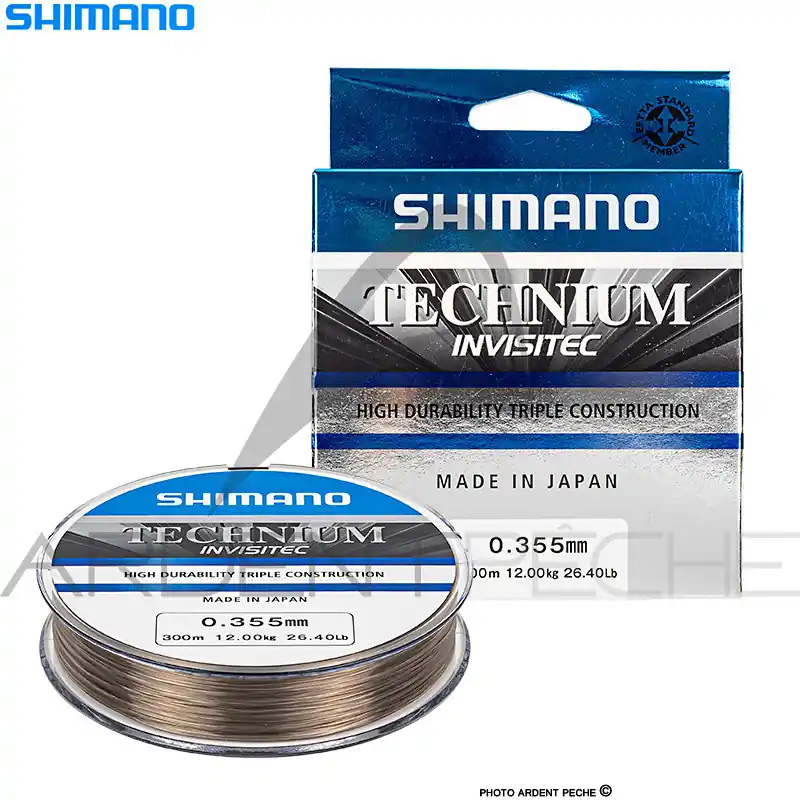 Fil nylon SHIMANO Technium invisitec 300m Seulement Aujourd'hui