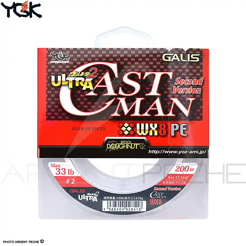Achat Immédiat Tresse YGK Ultra castman WX8