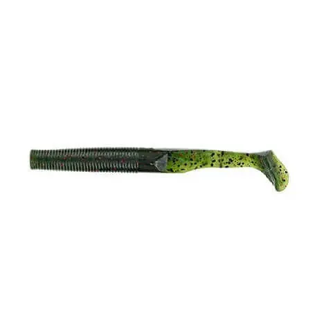 Dernier Modèle Leurre souple Yamamoto Swim Senko 4" - 100 mm Watermelon Avec paillettes noires et rouges