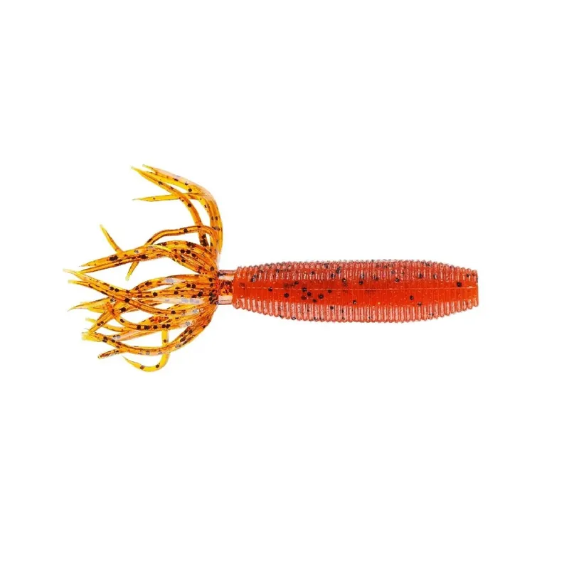 Leurre souple Yamamoto Fat Ika 4" 100 mm Fire Craw Pas Cher