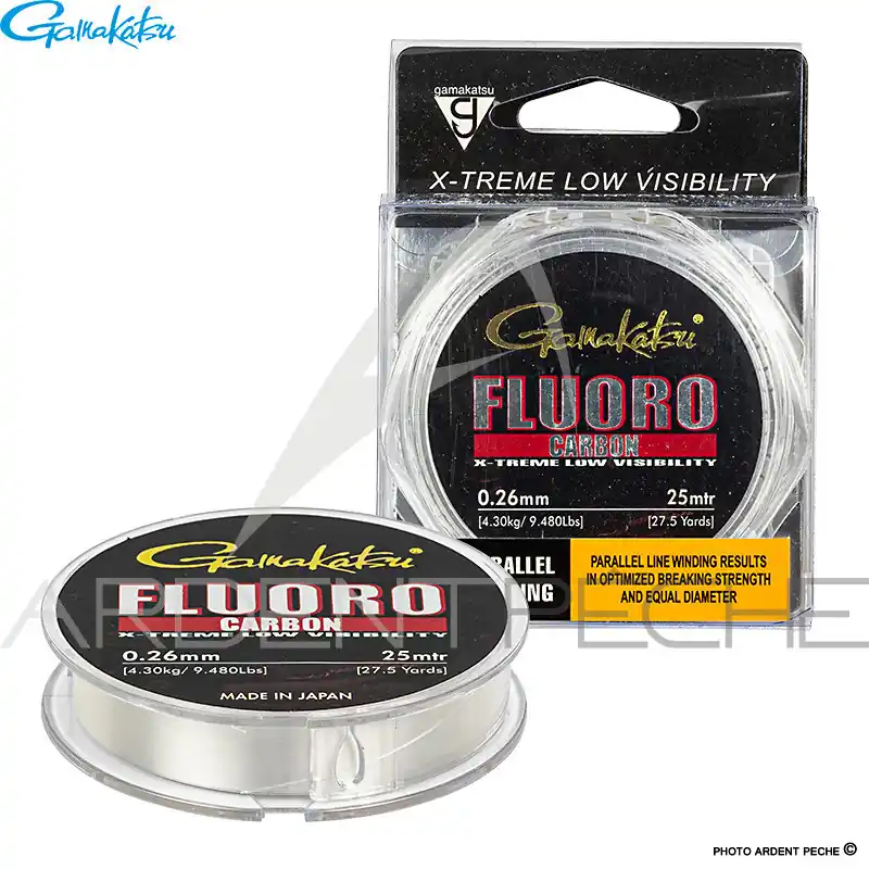 Fils fluorocarbone GAMAKATSU G Line fluorocarbon 25m Bon Plan
