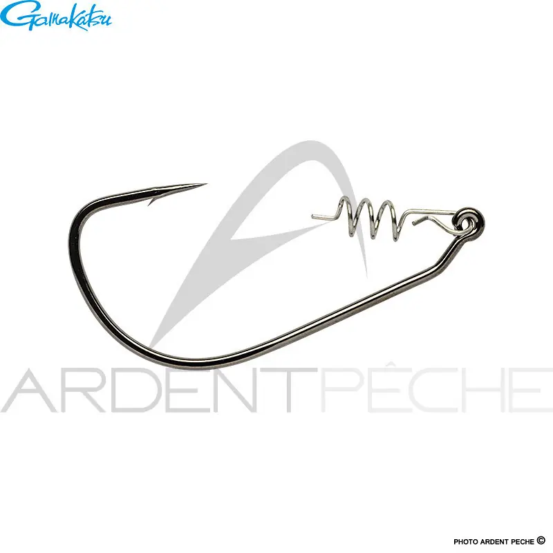 Hameçon texan GAMAKATSU Worm EWG superline spring lock Commander Maintenant