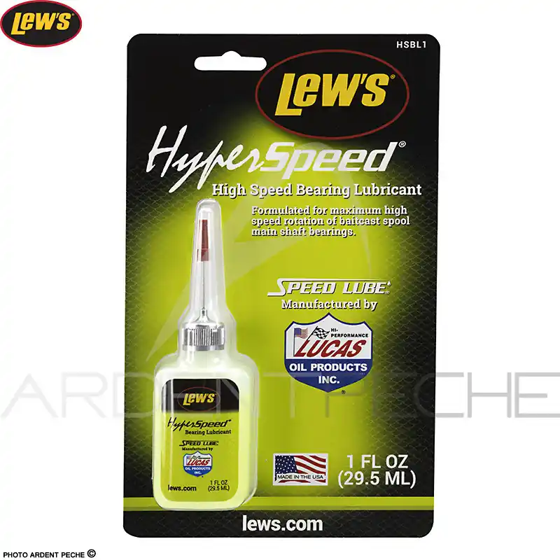 Huile LEW´S Hyperspeed bearing lubricant Soldes