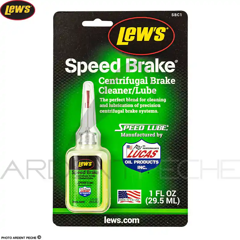 Huile LEW´S Centrifugal brake cleaner/lube Nouvelle Collection