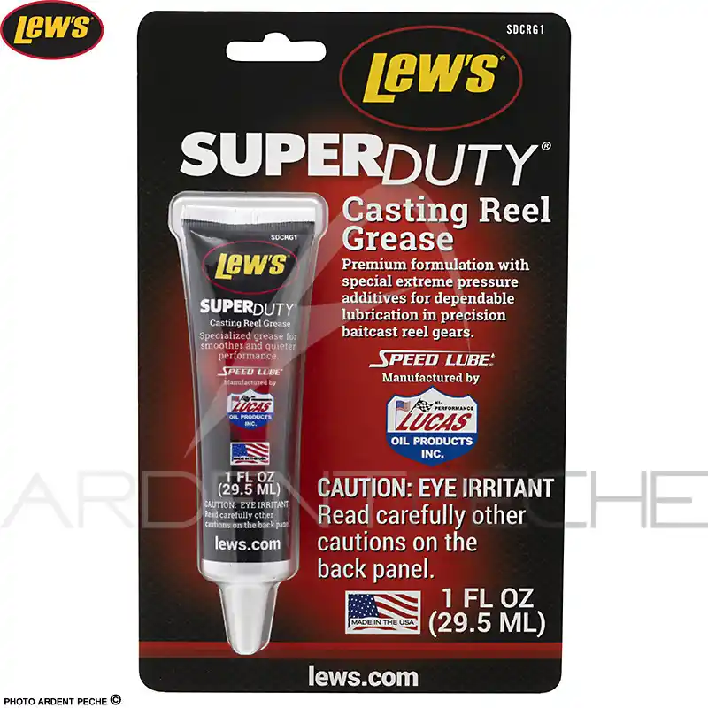 Livraison Express Graisse LEW´S Superduty casting reel grease