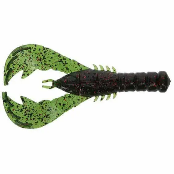 Réduction Leurre souple Yamamoto Yama Craw 4" - 100 mm Watermelon Noir Rouge