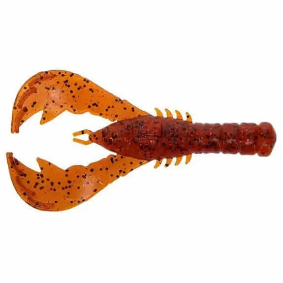 Leurre souple Yamamoto Yama Craw 4" - 100 mm Fire Craw Authentique