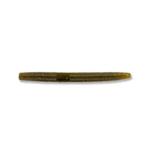 Leurre souple Yamamoto Yamasenko 4" - 100 mm Citrouille verte avec/grande verte violette Retour Gratuit
