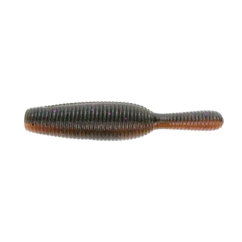 Paiement Sécurisé Leurre souple Yamamoto Yamatanuki 2,5″-63,5 mm Vert foncé Citrouille Ambre