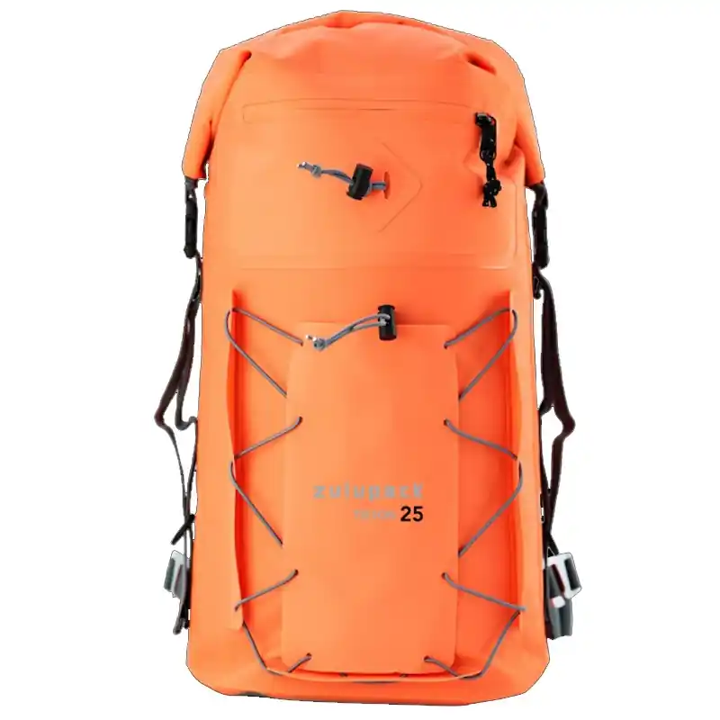 Sac à dos étanche Zulupack Triton 25L Orange Commander Vite