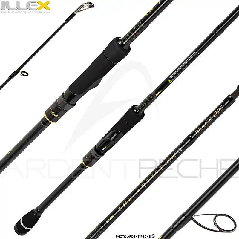 Canne ILLEX The artist X5 S 225 M Black ops Dernier Modèle