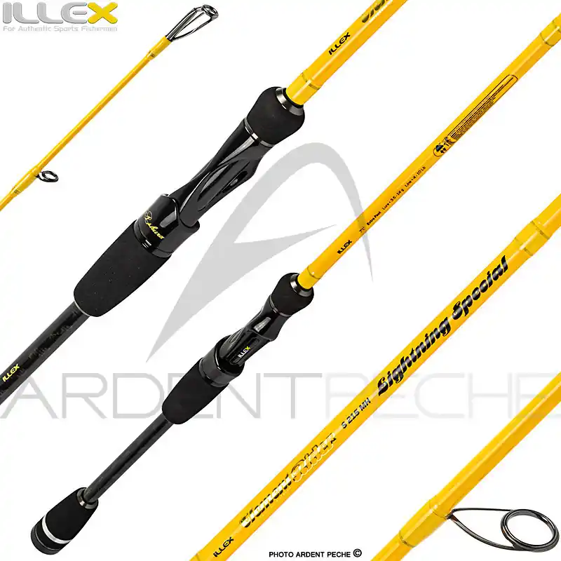 Solde Canne ILLEX Ashura Element rider X5 S 215 MH Lightning special