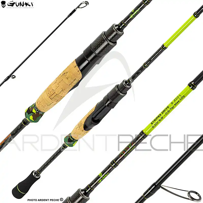 Canne GUNKI Stripes micro Vente Flash
