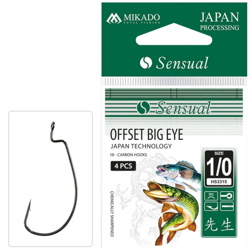 Bon Plan Hameçons Mikado Sensual Offset Big Eye 4/0