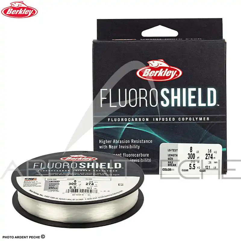 Retour Gratuit Fils fluorocarbone BERKLEY Fluoroshield 274m