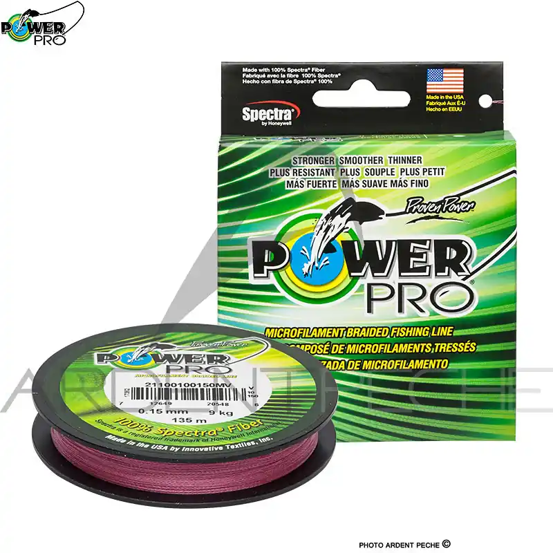 Seulement Aujourd&rsquo;hui Tresse POWER PRO Rouge 455m