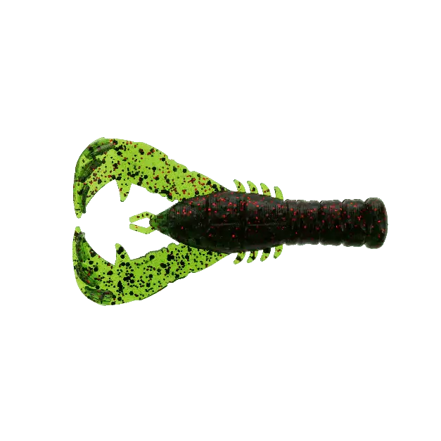 Leurre souple Yamamoto Yama Craw 3" - 76 mm Watermelon Noir Rouge Meilleur Prix