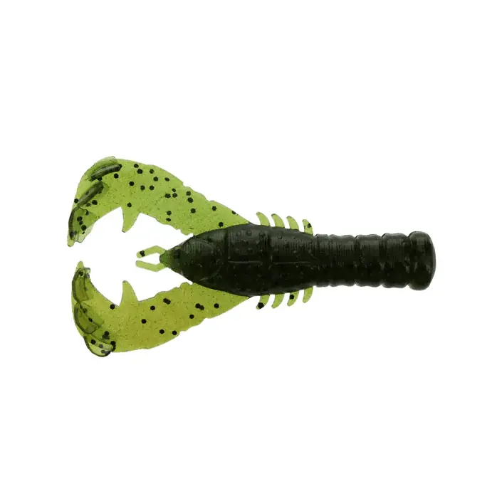Leurre souple Yamamoto Yama Craw 3" - 76 mm Citrouille verte Watermelon Laminé Jusqu'à Épuisement Des Stocks