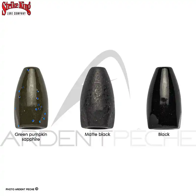 Marque Plombs balle STRIKE KING Tour grade tungsten weights