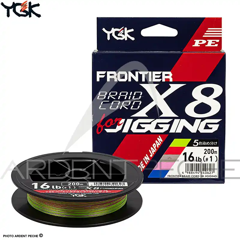 Tresse YGK Frontier braid cord X8 Authentique