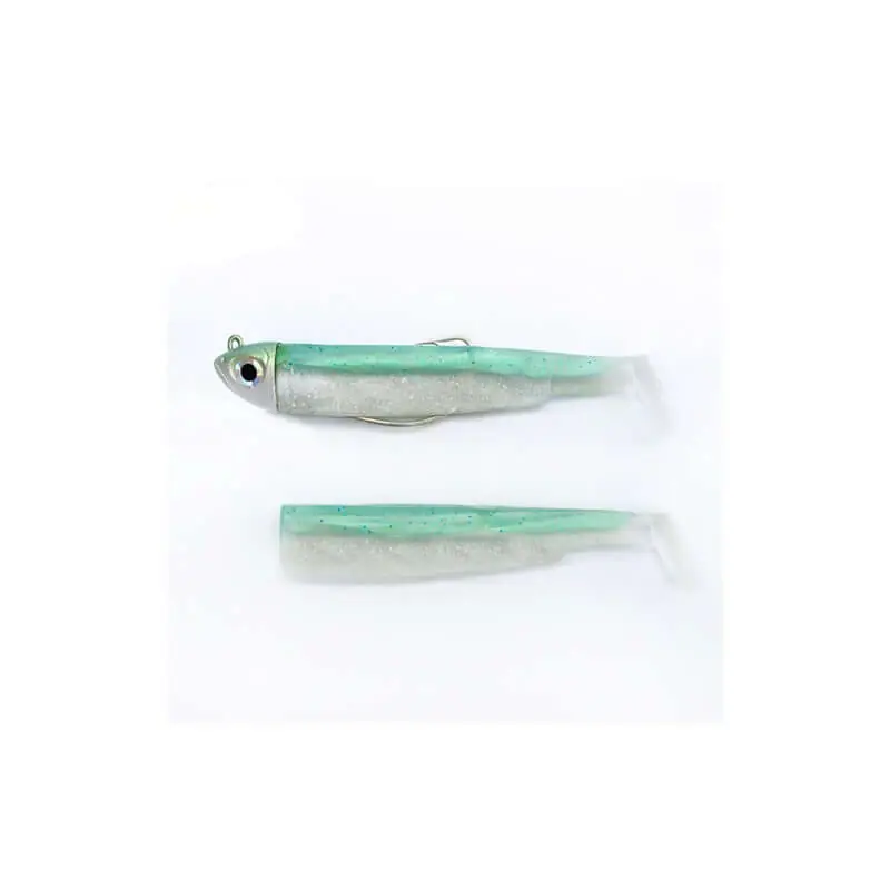 Seulement Aujourd'hui Combo Black Minnow Nº2,5 105 de Shore 16 g Paillettes vertes SC