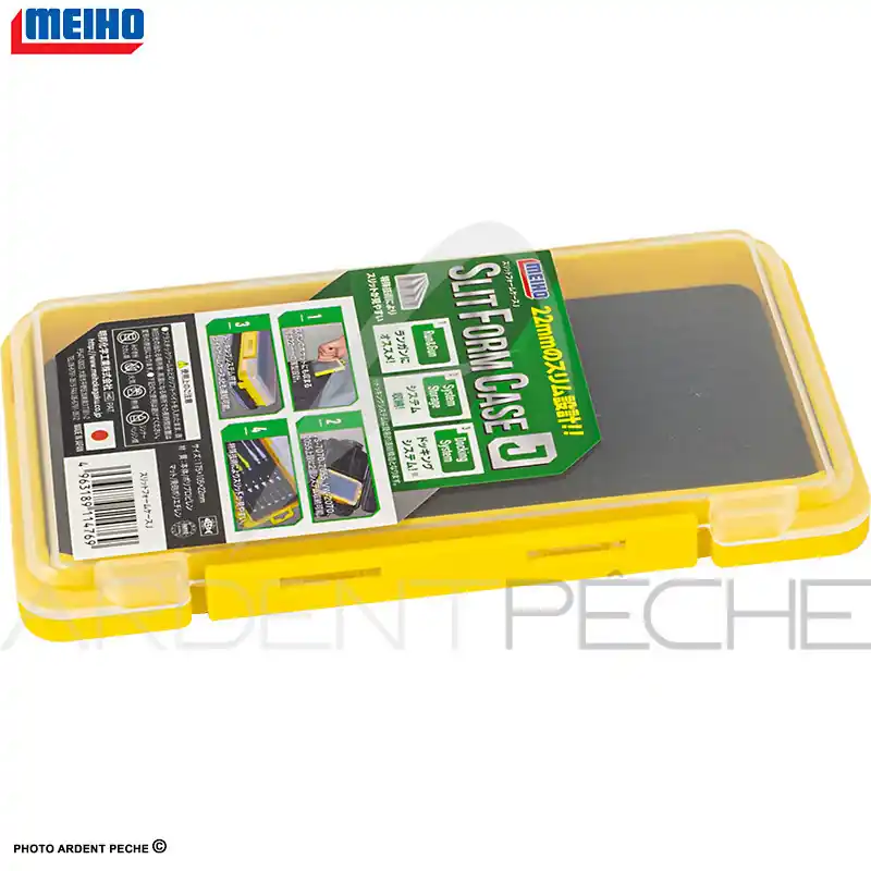 Boite MEIHO Slit form case C J Yellow Paiement Sécurisé