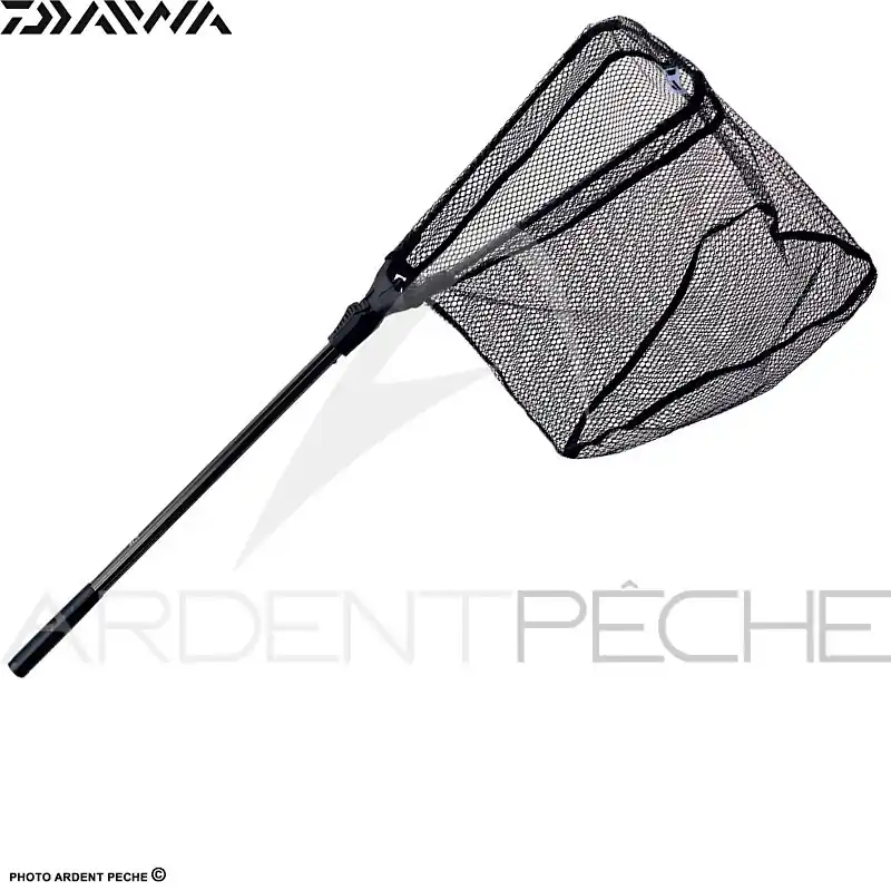 Usine Directe Epuisette DAIWA Téléscopique filet caoutchouc