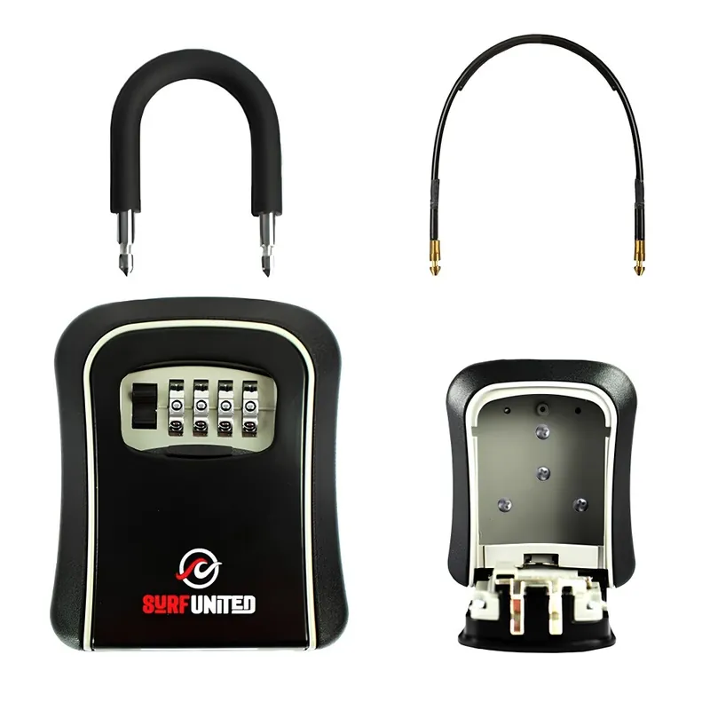 Boite a clefs avec code Surf United fixation rigide câble ou mural Super Prix
