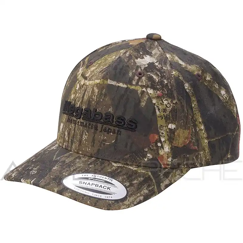 Casquette MEGABASS Classic camo mossy black Bon Plan