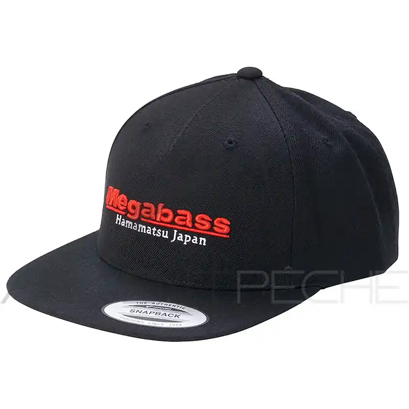 Casquette MEGABASS Classic snapback Black/Red Commande En Gros