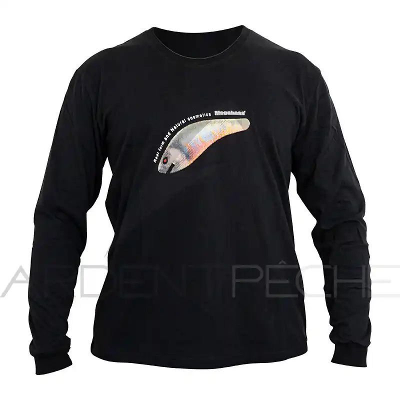 Marque T Shirt à manches longues MEGABASS Z-Crank bass black