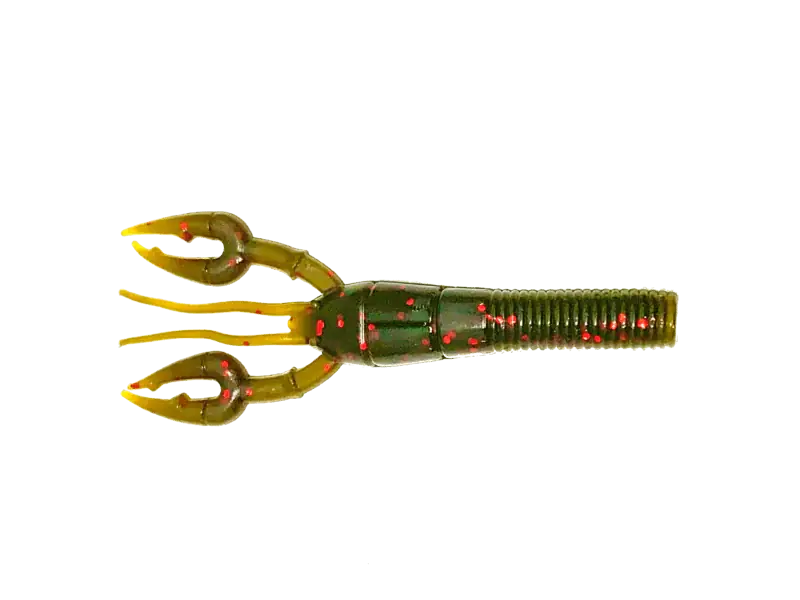 Leurre souple Yamamoto Fat Baby Craw Flotteur 3‘75" 95 mm Vert Citrouille Rouge Pas Cher