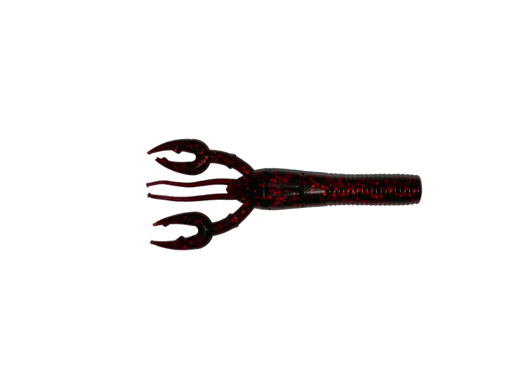 Expédié Aujourd'hui Leurre souple Yamamoto Fat Baby Craw Floater 3‘75" 95 mm Black Red Flake