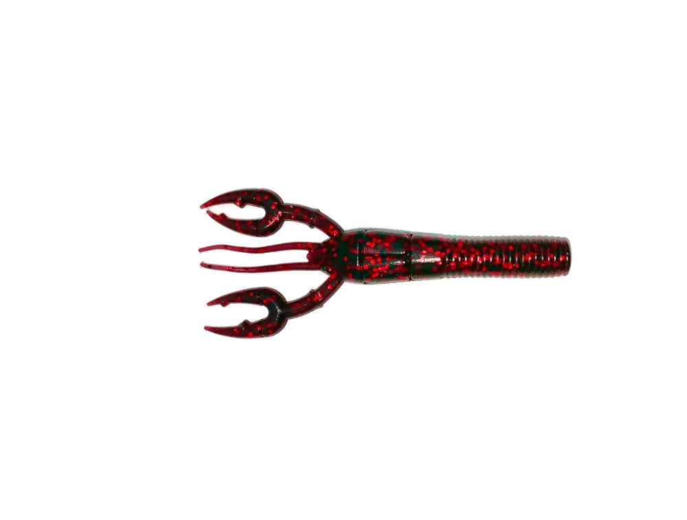 Offre Du Jour Leurre souple Yamamoto Fat Baby Craw Floater 3‘75" 95 mm Motoroil Red Flake