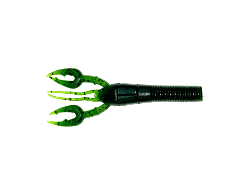 Meilleur Choix Leurre souple Yamamoto Fat Baby Craw Flotteur 3‘75" 95 mm Watermelon Flocon noir