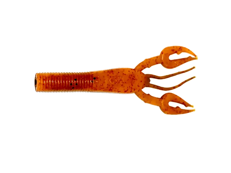 Meilleure Vente Leurre souple Yamamoto Fat Baby Craw Flotteur 3‘75" 95 mm Watermelon/Orange Rouge