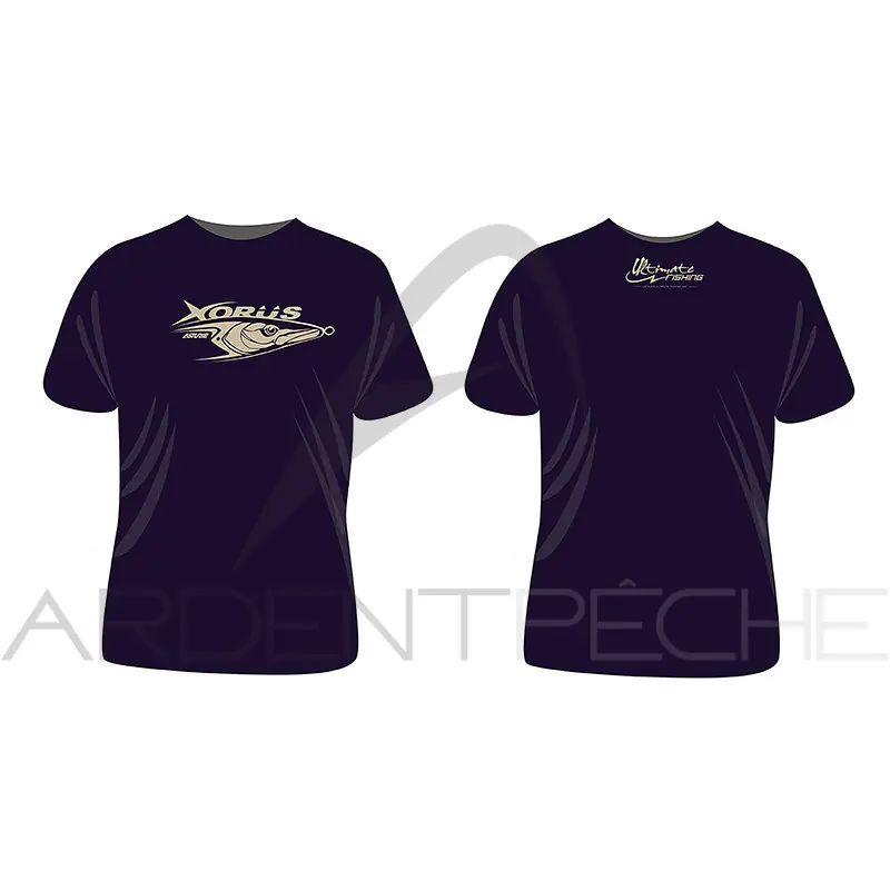 Tee shirt ULTIMATE FISHING Asturie bleu Quantité Limitée