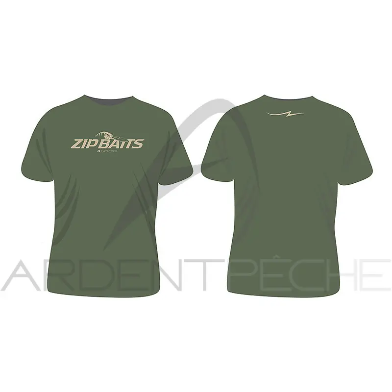 Tee shirt ULTIMATE FISHING B switcher vert Promotion Saisonnière