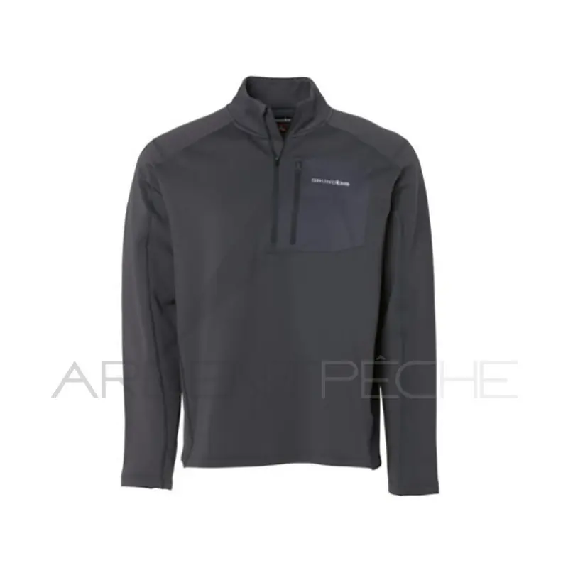 Prix Bas Sous-couche GRUNDENS Grundies Thermal 1/4 Zip Top Anchor