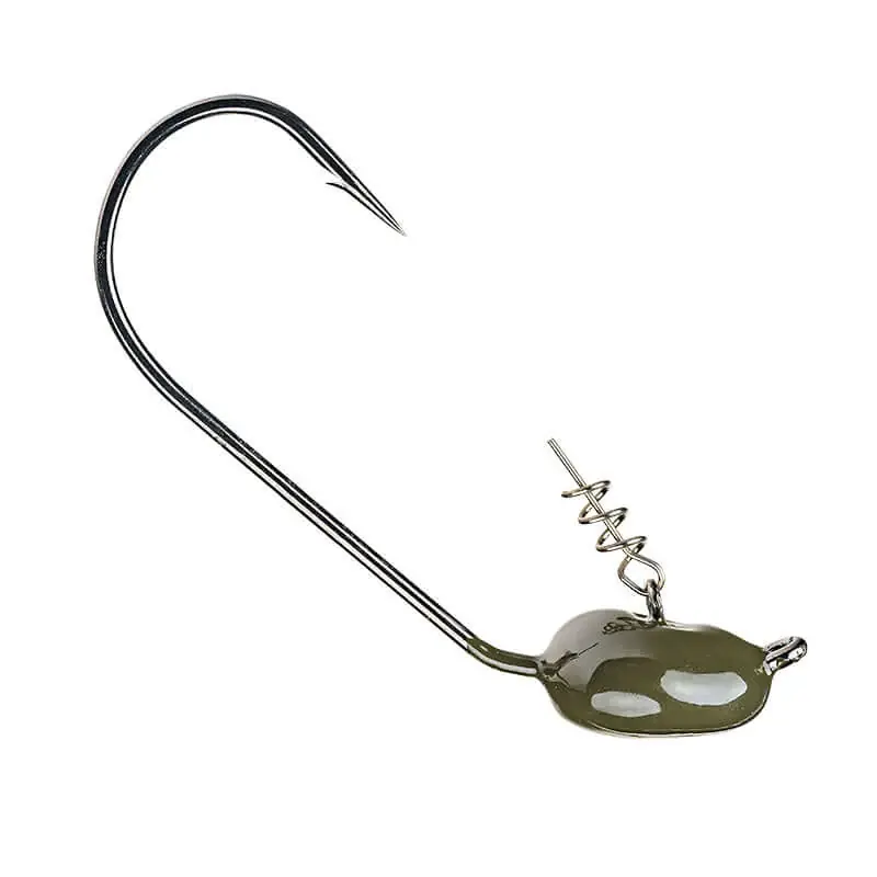 Hameçons Mag Jig Tête Strike King Tour Grade 17,7 g Citrouille verte Meilleur Choix
