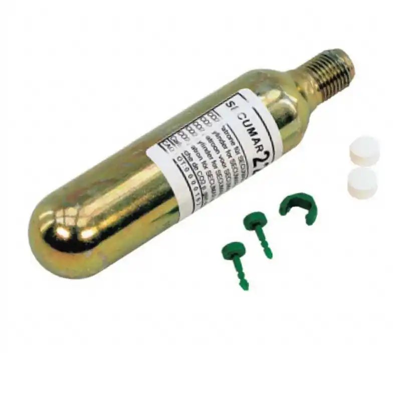 Cartouche Secumar pour gilet de sauvetage Manuel CO2 22g serie 3001S, 301SM Offre Spéciale