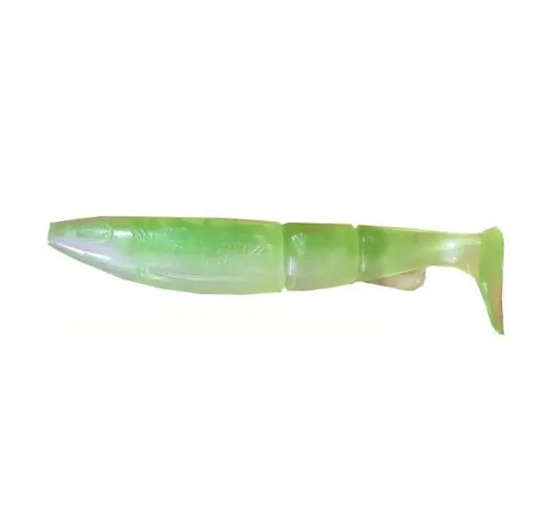 Swimbait Leurre souple Alpha Hacker 5 Vert Pourpre Prix Cassé
