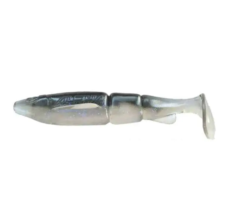 Swimbait Leurre souple Alpha Hacker 7 Fumée fantôme Shad Prix Cassé