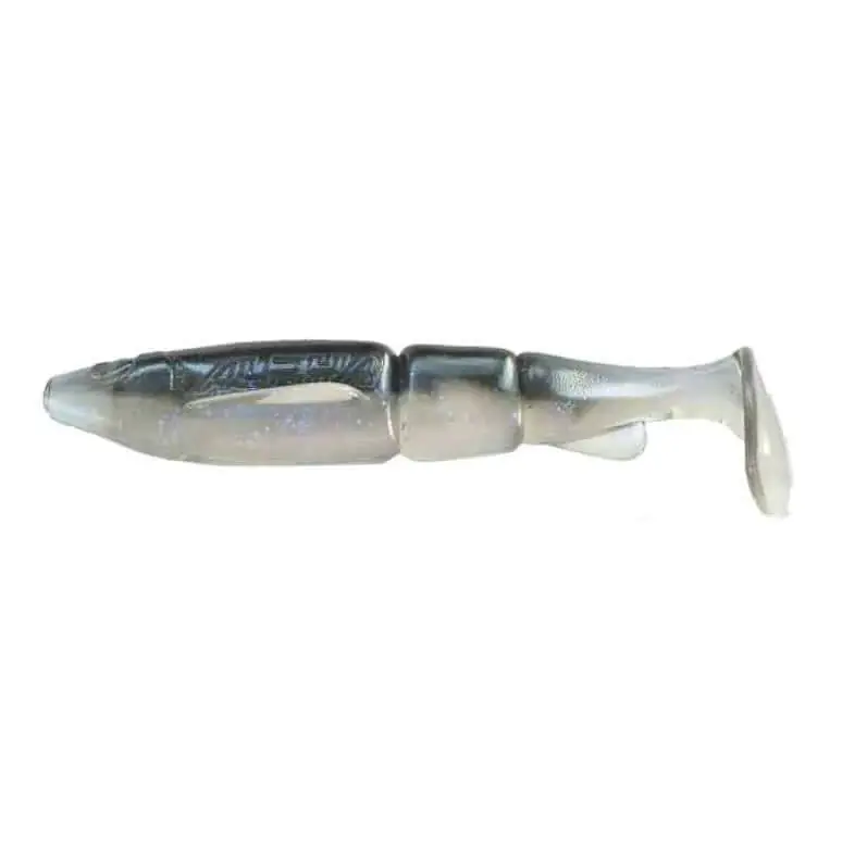 Swimbait Leurre souple Alpha Hacker 8 Fumée fantôme Shad Commander Maintenant
