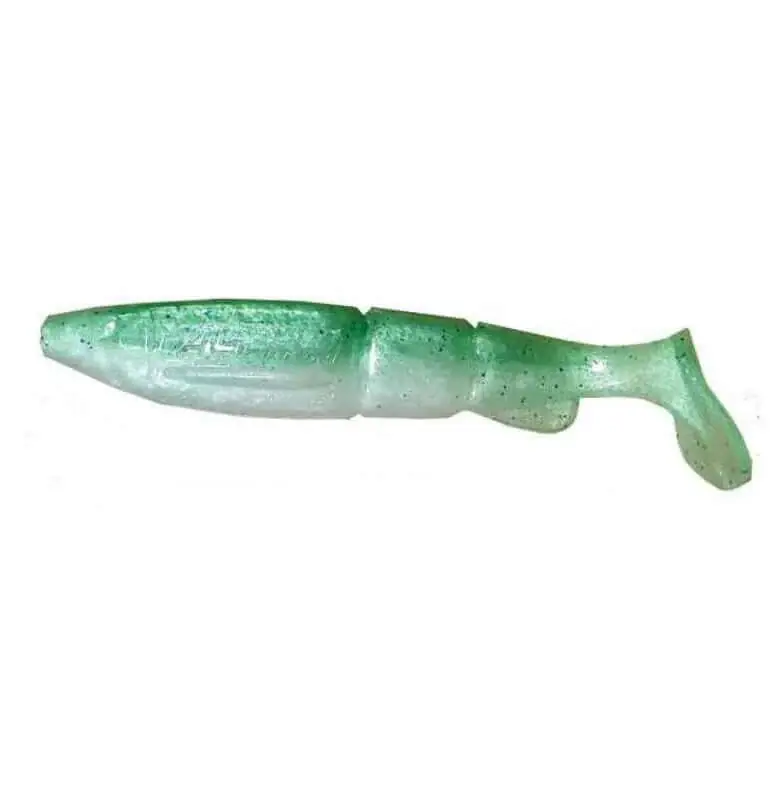 Swimbait Leurre souple Alpha Hacker 8 Paillettes vertes Livraison Express